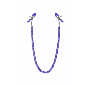 Затискачі для сосків з ланцюжком Feral Feelings - Nipple clamps Classic, фіолетовий
