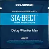 Пролонгуюча серветка Doc Johnson Sta-Erect Delay Wipe For Men з феромонами