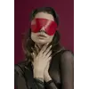 Маска на очі Feral Feelings - Blindfold Mask, натуральна шкіра, червона