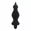 Анальна пробка з вібрацією Adrien Lastic Bullet Amuse Black, макс. діаметр 3,9 см