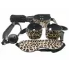 Набір MAI BDSM STARTER KIT Nº 75 Leopard: батіг, кляп, наручники, маска, нашийник, мотузка, затис