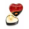 Масажна свічка серце Plaisirs Secrets Caramel (35 мл)