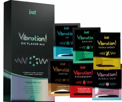 Набір пробників рідкого вібратора Intt Vibration Six Flavor Mix (12 по 5 мл)