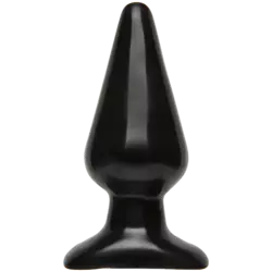 Анальна пробка Doc Johnson Smooth Classic Large - Black, макс. діаметр 5,7 см