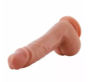 Ультрареалістичний фалоімітатор для секс-машин Hismith 8.3″ 2-layers Silicone Flesh Dildo, двошарови