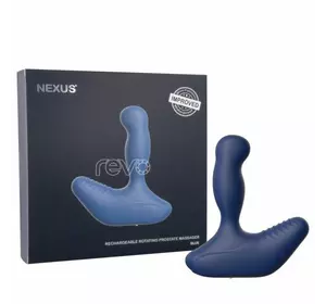 Масажер простати Nexus Revo New Blue з головкою що обертається, макс. діаметр 3,2 см