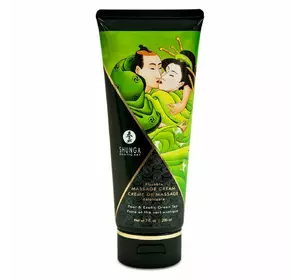 Їстівний масажний крем Shunga Kissable Massage Cream – Pear & Exotic Green Tea (200 мл)