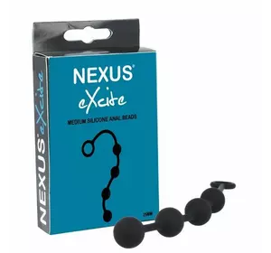 Анальні кульки Nexus Excite Medium Anal Beads, силікон, макс. діаметр 2,5 см
