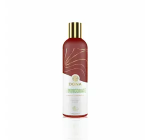 Натуральна масажна олія DONA Reinvigorate – Coconut & Lime (120 мл) з ефірними оліями