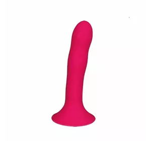 Дилдо з присоскою Adrien Lastic Hitsens 4 Pink, відмінно для страпона, діаметр 3,7 см, довжина 17,8