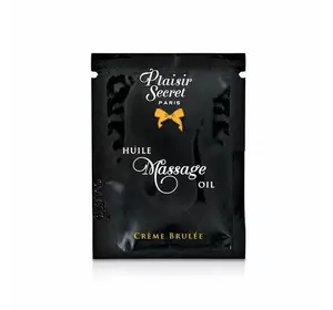 Пробник масажної олії Plaisirs Secrets Creme Brulee (3 мл)