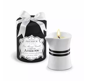 Масажна свічка Petits Joujoux - Athens - Musk and Patchouli (190 г) розкішна упаковка