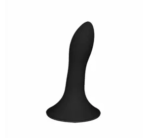 Дилдо з присоскою Adrien Lastic Hitsens 5 Black, відмінно для страпона, діаметр 2,4 см, довжина 13 с