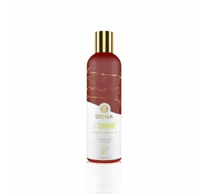 Натуральна масажна олія DONA Recharge — Lemongrass & Gingerl (120 мл) з ефірними оліями