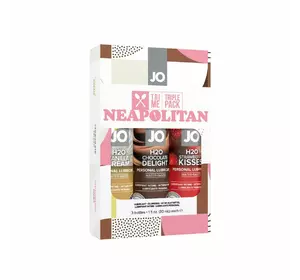 Набір System JO Tri-Me Triple Pack — Neapolitan (3×30 мл) три різні смаки оральних змазок