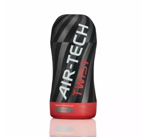 Мастурбатор Tenga Air-Tech TWIST Tickle Red зі змінною тугістю обхвату, ефект глибокого мінету