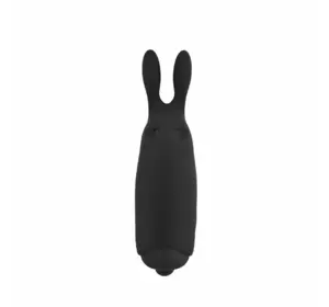 Вібропуля Adrien Lastic Pocket Vibe Rabbit Black зі стимулюючими вушками