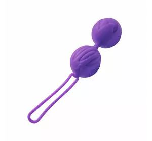 Вагінальні кульки Adrien Lastic Geisha Lastic Balls BIG Violet (L), діаметр 4 см, вага 90 гр
