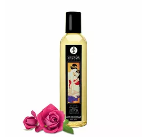Масажна олія Shunga Aphrodisia – Roses (250 мл) натуральна зволожувальна