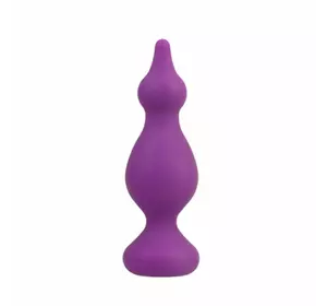 Анальна пробка Adrien Lastic Amuse Medium Purple (M) з двома переходами, макс. діаметр 3,6 см