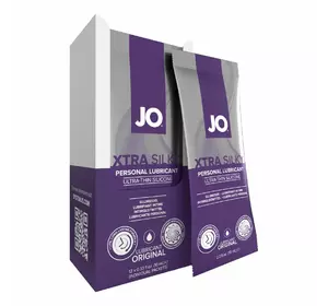 Набір лубрикантів Foil Display Box – JO Xtra Silky Silicone – 12 × 10ml
