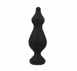 Анальна пробка Adrien Lastic Amuse Big Black (L) з двома переходами, макс. діаметр 4,4 см