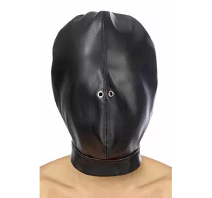 Капюшон для БДСМ Fetish Tentation Closed BDSM hood in leatherette